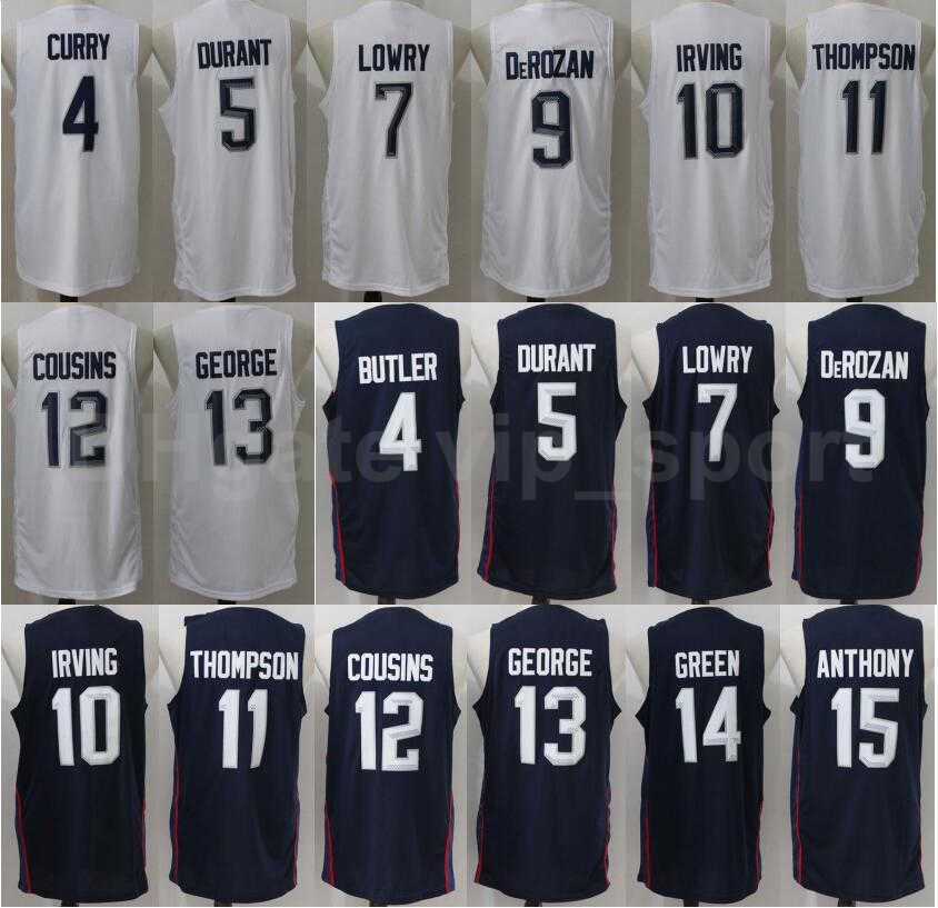 Man 2016 US Jersey Dream Team Basketball 4 Jimmy Butler 5 Kevin Durant 10 Kyrie Irving Paul George Carmelo Anthony DeMar DeRozan, White
Man 2016 US Jersey Dream Team Basketball 4 Jimmy Butler 5 Kevin Durant 10 Kyrie Irving Paul George Carmelo Anthony DeMar DeRozan, White