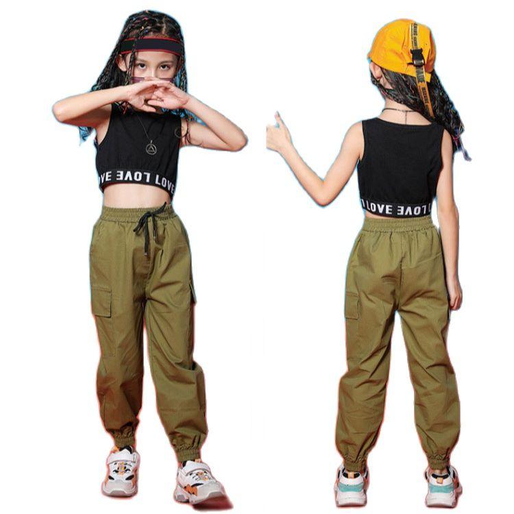 Clothing Sets Girls Hip Hop Black Top Crop Vest Running Pants For Jazz Dance Costumes Ballroom Dancing Clothes 8 10 12 14 16 Years, 1pc vest
Clothing Sets Girls Hip Hop Black Top Crop Vest Running Pants For Jazz Dance Costumes Ballroom Dancing Clothes 8 10 12 14 16 Years, 1pc vest