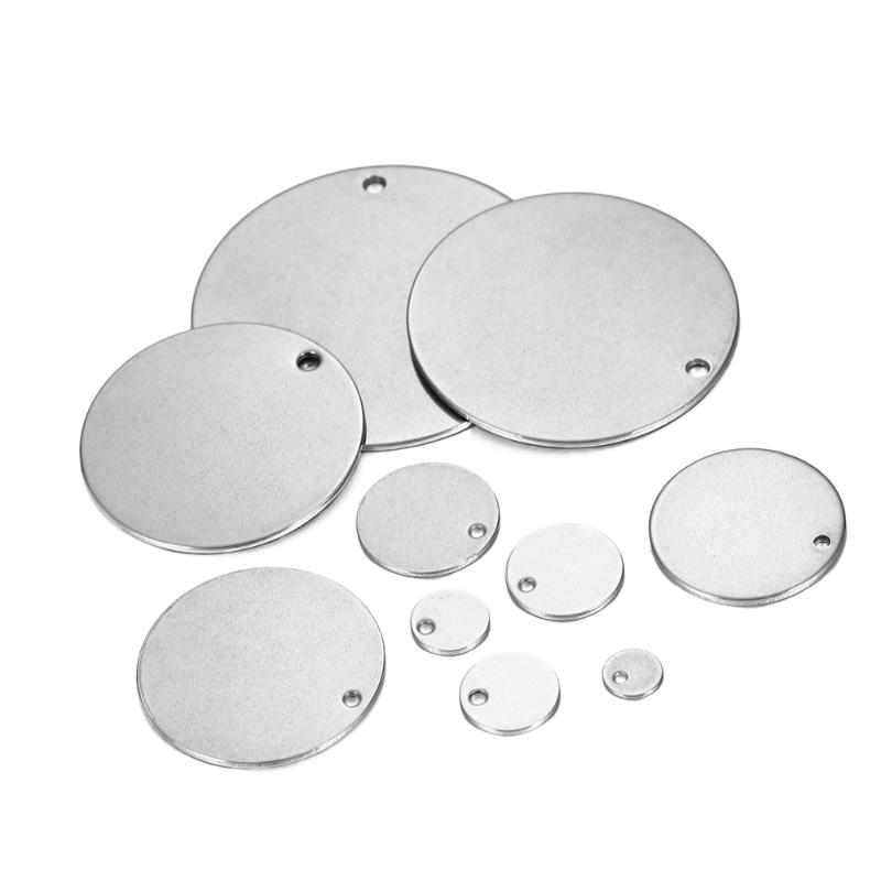 Charms 10-50pcs/lot 6-30mm Stainless Steel Round Blanks Dog Tag Pendants Stamping For DIY Necklaces Jewelry Making Accessories, Bronze;silver
Charms 10-50pcs/lot 6-30mm Stainless Steel Round Blanks Dog Tag Pendants Stamping For DIY Necklaces Jewelry Making Accessories, Bronze;silver