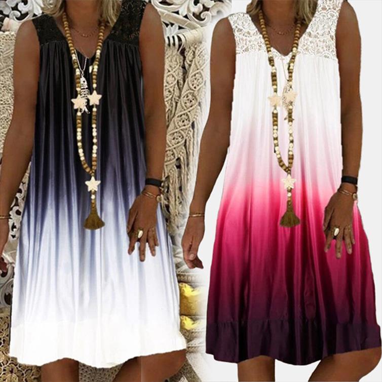 Loose Vintage Ruffles Strip Befree Womens Dress Large Big Printed Patchwork Summer Boho Casual Party Beach Dresses Plus Size, Black;gray
Loose Vintage Ruffles Strip Befree Womens Dress Large Big Printed Patchwork Summer Boho Casual Party Beach Dresses Plus Size, Black;gray
