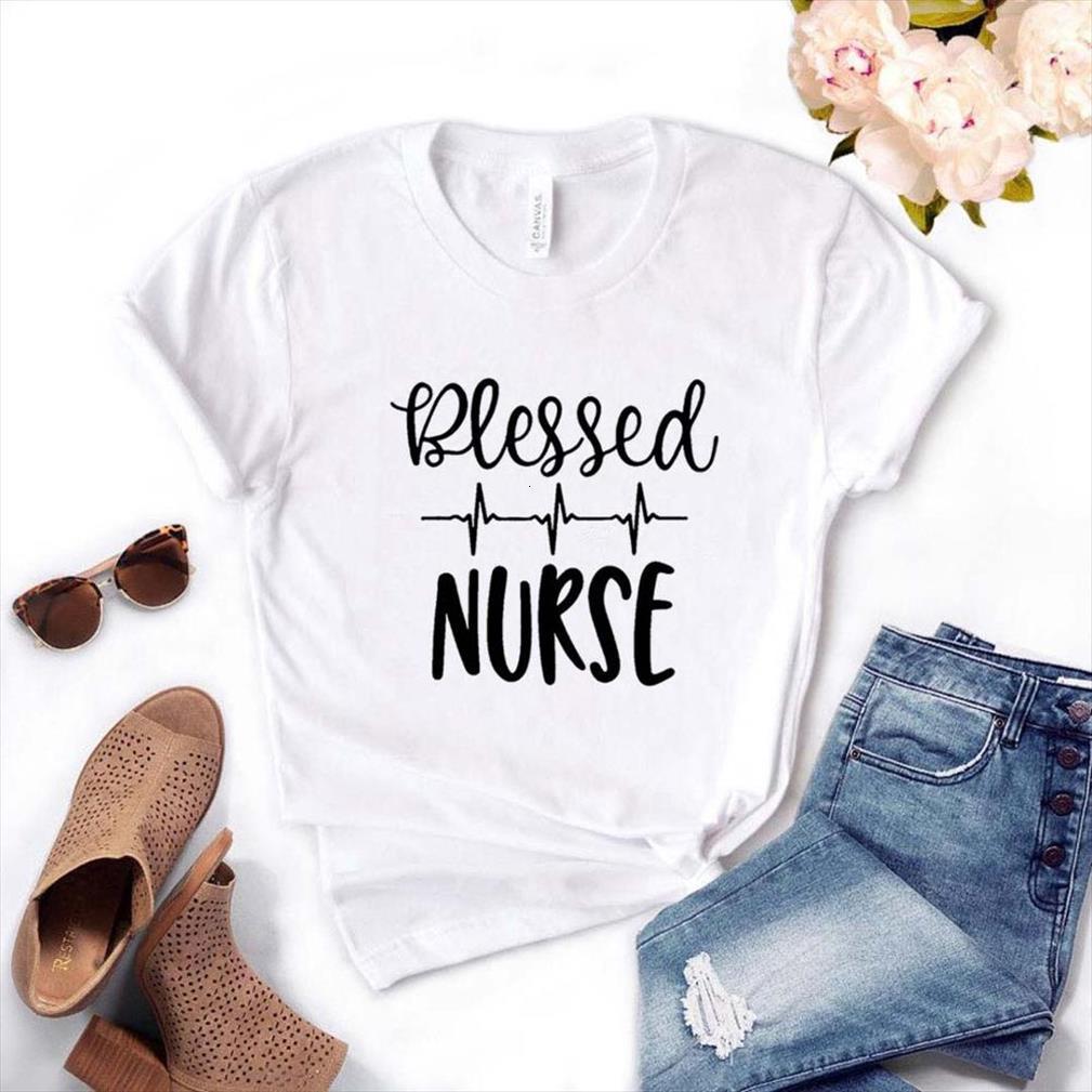 blessed nurse heartbeat print and men women casual funny for lady yong girl tee 6 color a 1020, White;black
blessed nurse heartbeat print and men women casual funny for lady yong girl tee 6 color a 1020, White;black