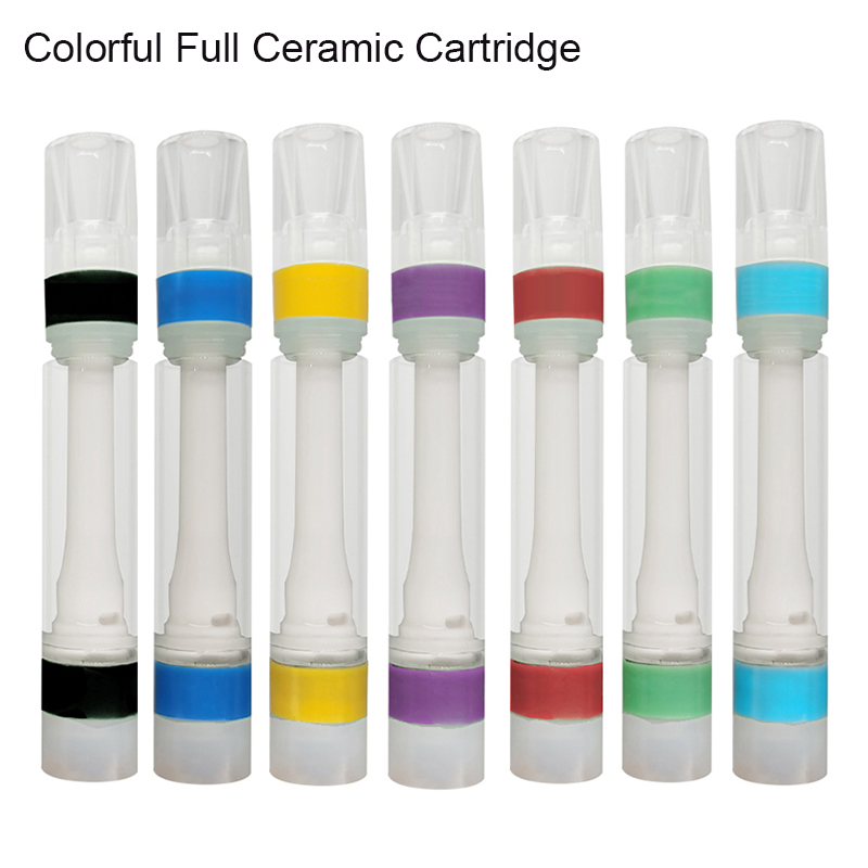 Colorful Full Ceramic Vape Cartridge Atomizers E Cigarettes Empty 0.8ML 1.0ML Oil Vaporizer Cart Pen Snap on Round Tip Cartridges Lead FREE OEM Support 510 Carts
Colorful Full Ceramic Vape Cartridge Atomizers E Cigarettes Empty 0.8ML 1.0ML Oil Vaporizer Cart Pen Snap on Round Tip Cartridges Lead FREE OEM Support 510 Carts