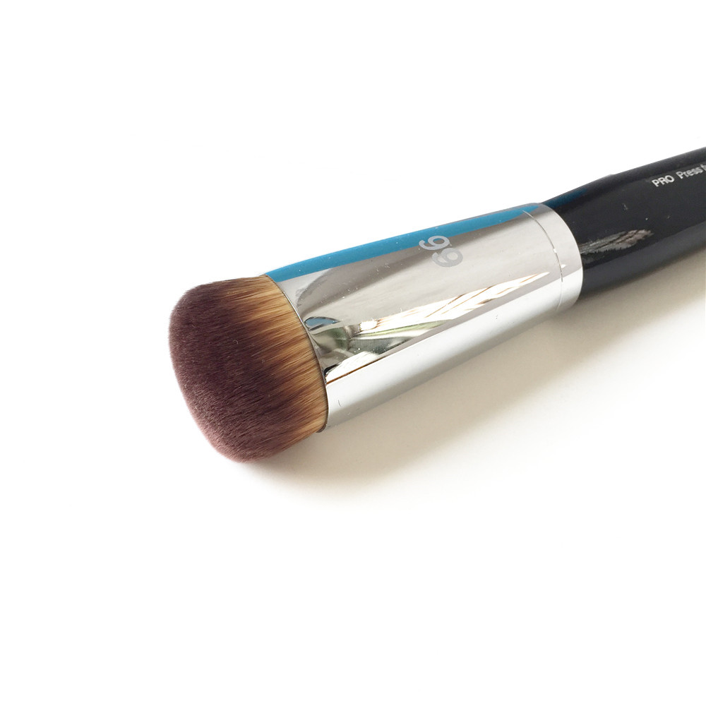 Pro Press Full Coverage Complexion Makeup Brush #66 - All-in-one Flawless Liquid Cream Foundation Cosmetics Beauty Tools z250527OVI4