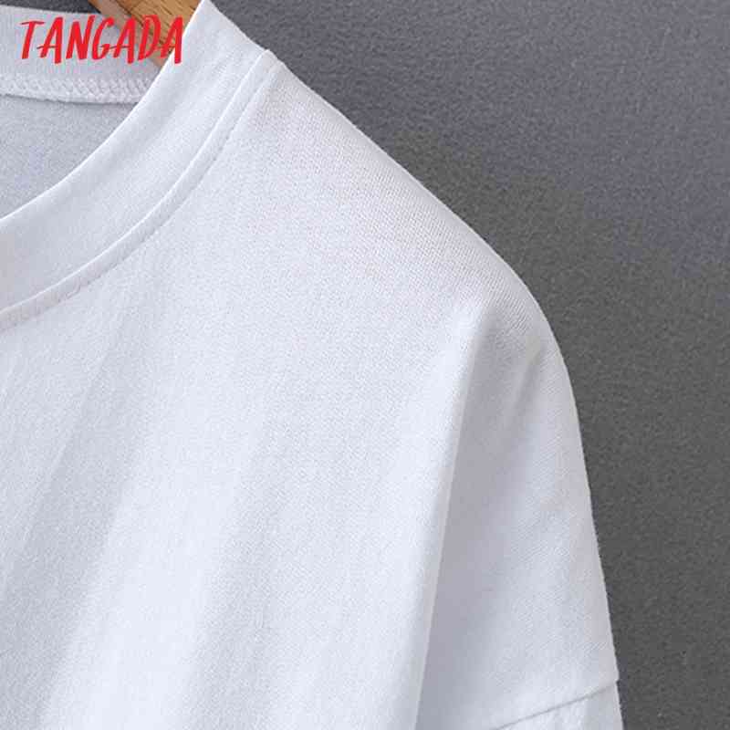 Women Print Loose T Short Sleeve O Neck Tees Ladies Casual Tee Shirt Street Wear Top 2M135 210416
