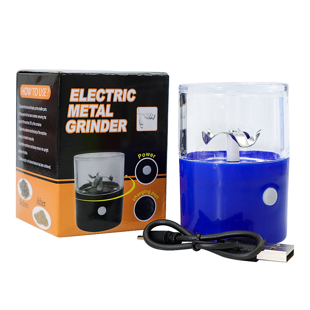 Electric mental grinder other smoking accessories 81g Portable USB Crusher With Button Display Box for Dry Herb
Electric mental grinder other smoking accessories 81g Portable USB Crusher With Button Display Box for Dry Herb