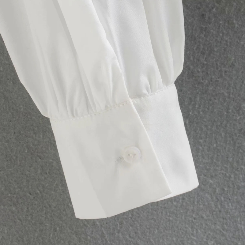 Spring Women Cascading Ruffle White Blouse Female Long Sleeve Shirt Casual Lady Loose Tops Blusas S8350 210430