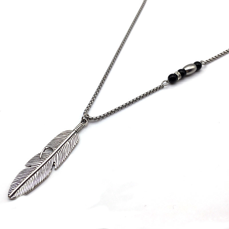 NAIQUBE Brand 2020 Men Women Feather Pendant Neckalce Vintage Diy Chain Necklace Bead Jewelry Gift
NAIQUBE Brand 2020 Men Women Feather Pendant Neckalce Vintage Diy Chain Necklace Bead Jewelry Gift