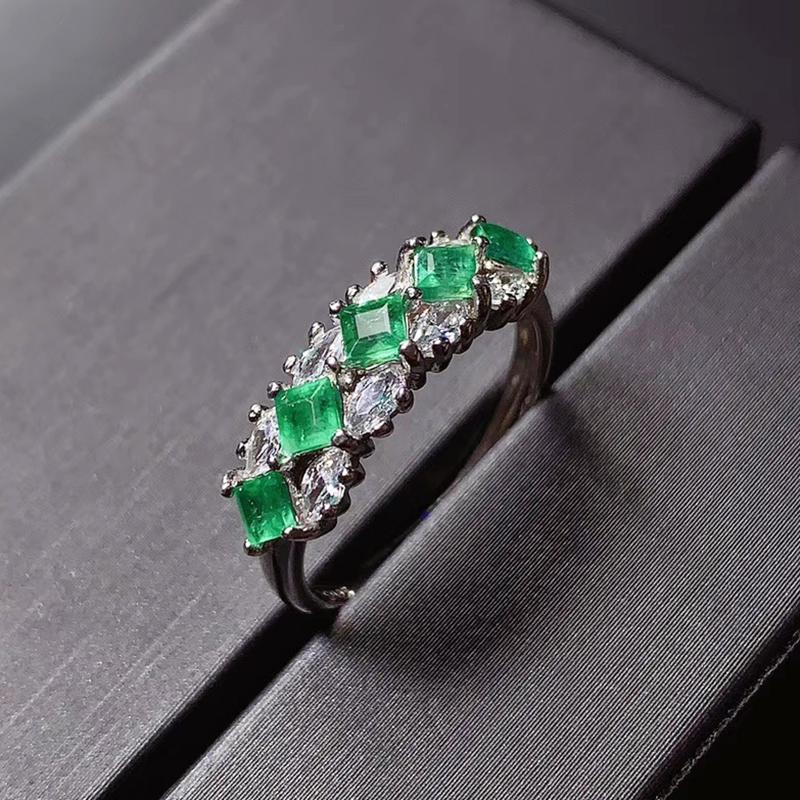 Cluster Rings CoLife Jewelry 925 Silver Emerald 5 Pieces 2.8mm Natural Ring Fashion For Daily Wear
Cluster Rings CoLife Jewelry 925 Silver Emerald 5 Pieces 2.8mm Natural Ring Fashion For Daily Wear