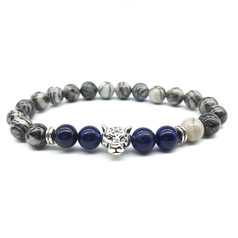 Beaded, Strands Charm Natural Stone Beaded Bracelet Bangle Weathering Leopard Head Buddha Beads Bracelets For Men Gift
Beaded, Strands Charm Natural Stone Beaded Bracelet Bangle Weathering Leopard Head Buddha Beads Bracelets For Men Gift