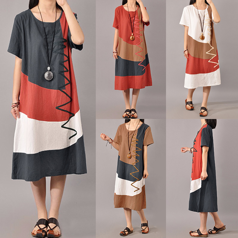 2021zanzea 2021 womens vintage color stitching maxi dress summer sleeveless tank vestidos female o neck sundress casual robe femme7, Black;gray
2021zanzea 2021 womens vintage color stitching maxi dress summer sleeveless tank vestidos female o neck sundress casual robe femme7, Black;gray