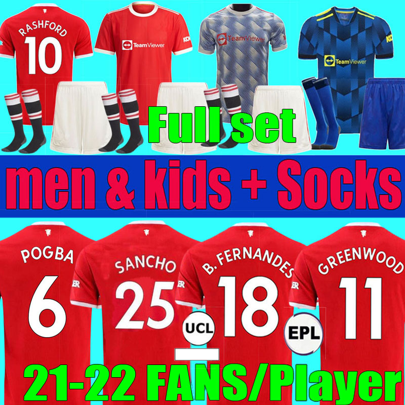Fans Player version 21 22 Manchester SANCHO Soccer Jersey UNITED FERNANDES man kids kits 2021 2022 POGBA UTD football shirt GREENWOOD RASHFORD MEN Sets + Socks uniform, 20/21 home kit
Fans Player version 21 22 Manchester SANCHO Soccer Jersey UNITED FERNANDES man kids kits 2021 2022 POGBA UTD football shirt GREENWOOD RASHFORD MEN Sets + Socks uniform, 20/21 home kit