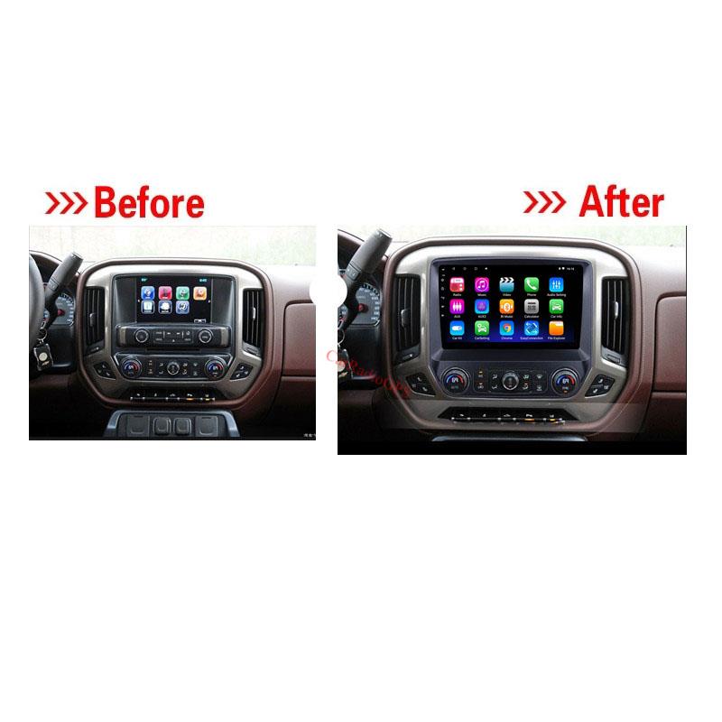 10.1 inch car dvd Android GPS Navigation Radio Player for chevy Chevrolet Colorado 2014-2018 with USB WIFI AUX support DVR