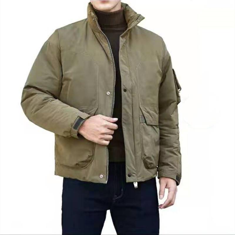 Outdoor Jackets&Hoodies Short Down Jacket Men's Winter Warm Collar Work Clothes Medium Long Youth Parka Fashion Coat Light Thin Tooling Tops, Blue;black
Outdoor Jackets&Hoodies Short Down Jacket Men's Winter Warm Collar Work Clothes Medium Long Youth Parka Fashion Coat Light Thin Tooling Tops, Blue;black