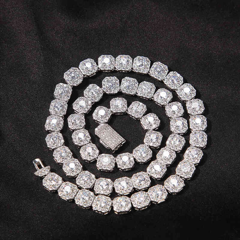 Hip Hop AAA+ Cubic Zirconia Paved Bling Iced Out 9mm Tennis Link Chain Chokers Necklaces for Men Women Unisex Rapper Jewelry X0509
Hip Hop AAA+ Cubic Zirconia Paved Bling Iced Out 9mm Tennis Link Chain Chokers Necklaces for Men Women Unisex Rapper Jewelry X0509