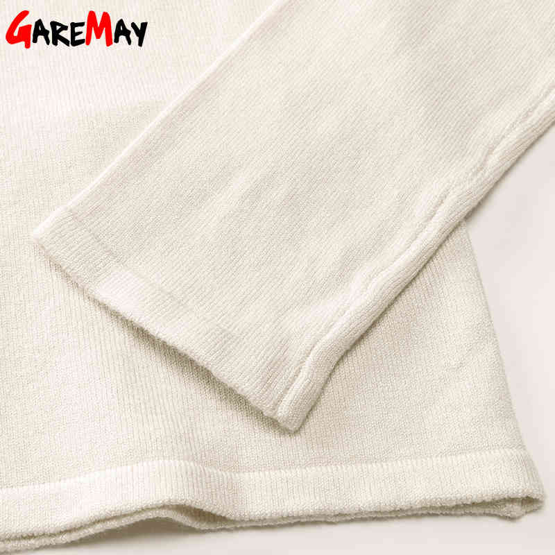 Sweater For Women Knitted Pullovers Off Shoulder Women's Clothes Blusas De Feminina Strapless Slash Neck 7118 210428