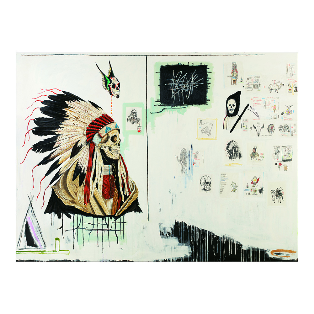 Wes Lang Painting Poster Print Home Decor Framed Or Unframed Photopaper Material