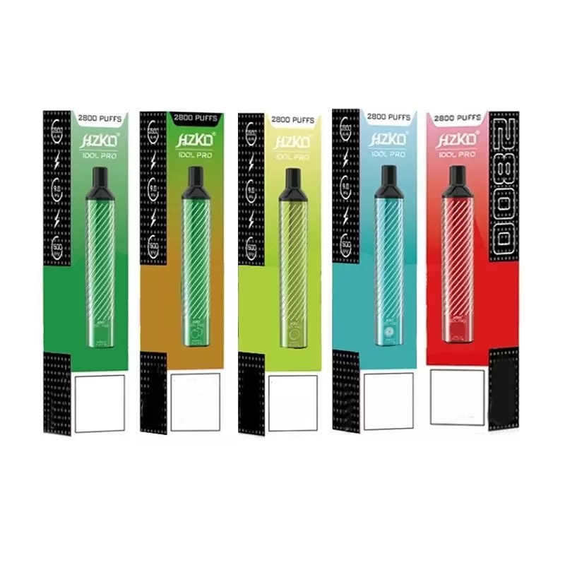 100% Original HZKO IDOL Max Pro Disposable Pod Device Kit E cigarettes 2800 Puffs 1500mAh Battery 8ml Prefilled Cartridge Vape Stick Pen
100% Original HZKO IDOL Max Pro Disposable Pod Device Kit E cigarettes 2800 Puffs 1500mAh Battery 8ml Prefilled Cartridge Vape Stick Pen