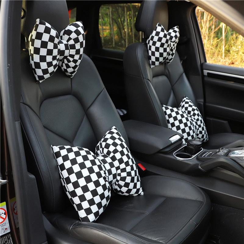 Seat Cushions Car Head Pillow Neck Checkerboard Cotton Back Four Seasons GM Interior Products
Seat Cushions Car Head Pillow Neck Checkerboard Cotton Back Four Seasons GM Interior Products