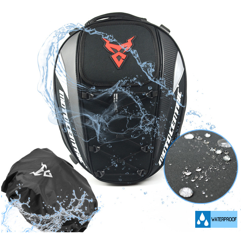 Motorcycle Tail Bags Back Seat-Bag Travel Bag Waterproof Motorbike Scooter Sports Lage Rear Seat Rider Backpack