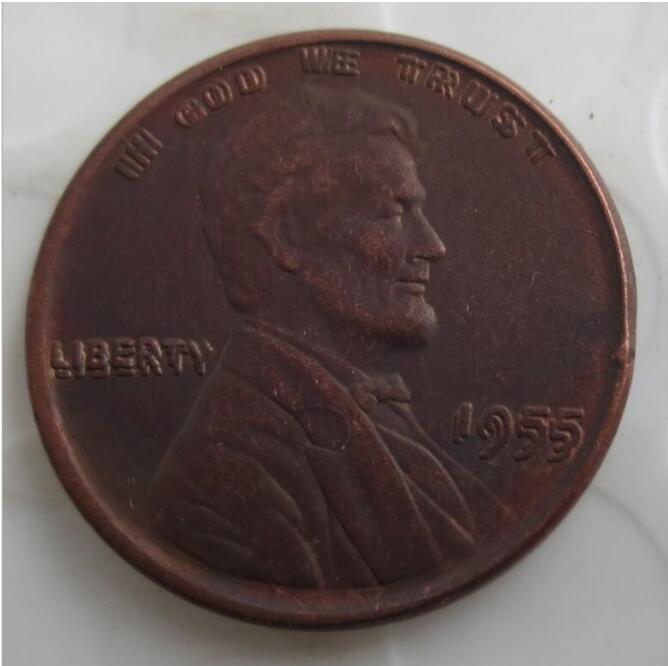 US One Cent 1955 Double Die Penny Copper Copy Coins metal craft dies manufacturing factory Price sfdf
US One Cent 1955 Double Die Penny Copper Copy Coins metal craft dies manufacturing factory Price sfdf