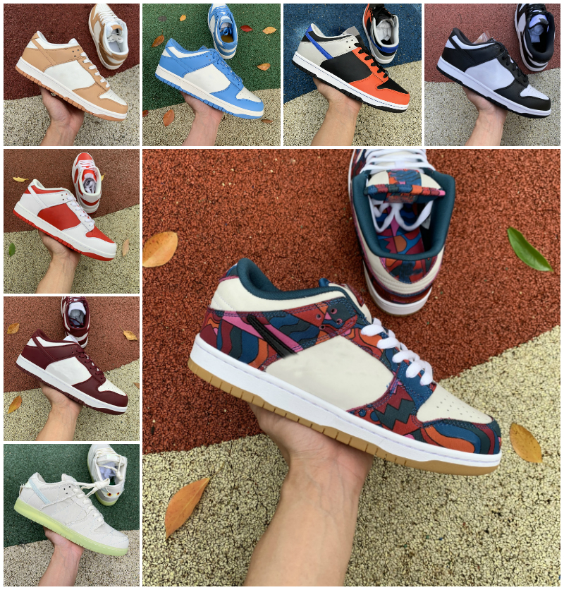 Top Quality Low OG Skateboard Sneakers SB Mens Running Shoes Parra Abstract Tan Gum Championship Red Kasina Photon Dust UNC Chunky Michigan Women outdoor Trainers, Bubble package bag
Top Quality Low OG Skateboard Sneakers SB Mens Running Shoes Parra Abstract Tan Gum Championship Red Kasina Photon Dust UNC Chunky Michigan Women outdoor Trainers, Bubble package bag
