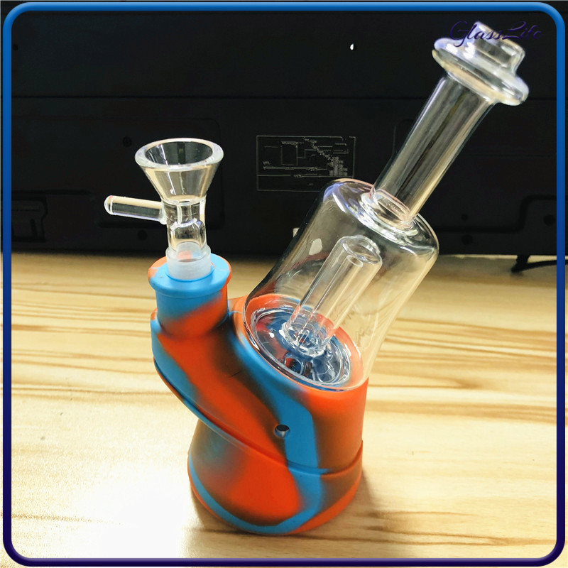 Silicone Beaker Bong Dab Rigs Water Pipe Smoking Hookah Unbreakable Oil Rig 14mm Glass Bowl Detachable Bubbler
Silicone Beaker Bong Dab Rigs Water Pipe Smoking Hookah Unbreakable Oil Rig 14mm Glass Bowl Detachable Bubbler