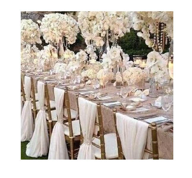 2021 new Cheap Chair Sashes Chiffon Wedding Chair Cover Romantic Bridal Party Banquet Chair Back Wedding Favors Wedding Supplies fast ship
