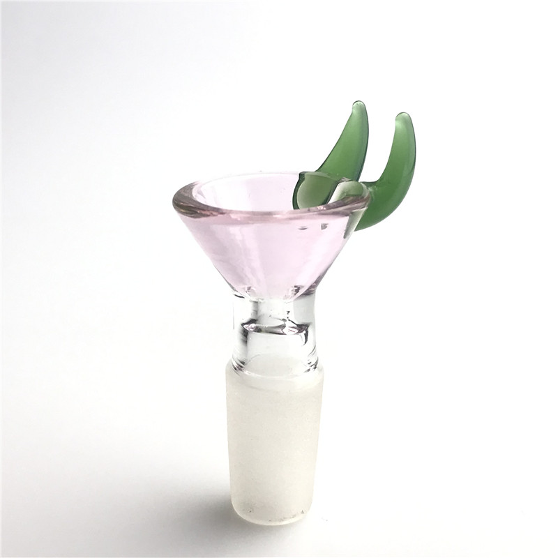 Glass Bong Bowl Water Pipes with 14mm 18mm Male Hookah Colorful Pink Clear Green Thick Pyrex Handle Smoking Bowls
Glass Bong Bowl Water Pipes with 14mm 18mm Male Hookah Colorful Pink Clear Green Thick Pyrex Handle Smoking Bowls