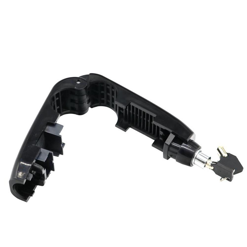 Motorcycle Locks Handlebar Protection Safety Locking Brake Throttle Grip Anti Theft For Battery Car Scooter Motobike Grips Caps Lock Universal