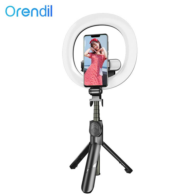 Selfie Monopods Orendil Wireless Bluetooth Stick Foldable Handheld Remote Shutter Tripod With LED Ring Pography Light For Android IOS
Selfie Monopods Orendil Wireless Bluetooth Stick Foldable Handheld Remote Shutter Tripod With LED Ring Pography Light For Android IOS