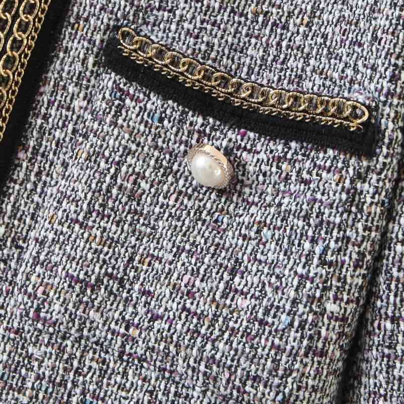 vintage women elegant patchwork jackets autumn fashion ladies knitted coats casual female chic girls outfits 210430