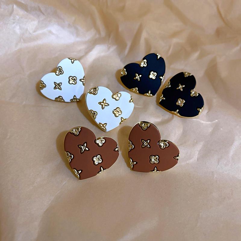 Stud Fashion Fine 14K Real Gold Little Flower Heart Earrings For Women Girl Jewelry S925 Silver Needle Weddings Party Gift 
Stud Fashion Fine 14K Real Gold Little Flower Heart Earrings For Women Girl Jewelry S925 Silver Needle Weddings Party Gift