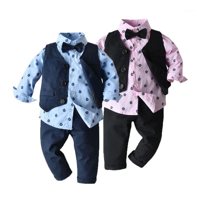 Kids Boy Gentleman Clothing Set Born Long Sleeve Bowtie Shirt + Waistcoat Pants Baby Boys Outfits Suit For Wedding Party, White
Kids Boy Gentleman Clothing Set Born Long Sleeve Bowtie Shirt + Waistcoat Pants Baby Boys Outfits Suit For Wedding Party, White