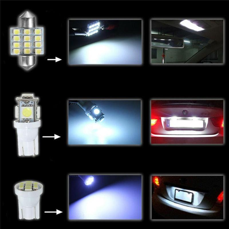 Car Headlights 13 PCS White LED Lights Kit For Dome Lnterior License Plate Lamps Set Light Beam Motorcycle Bike Boats Other Vchicles
Car Headlights 13 PCS White LED Lights Kit For Dome Lnterior License Plate Lamps Set Light Beam Motorcycle Bike Boats Other Vchicles