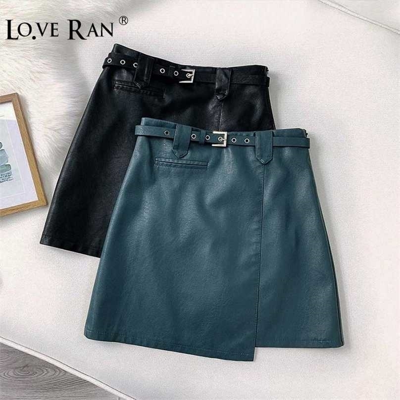 Leather Women's Short Skirts Black Irregular High Waist Pencil Mini Sexy Skirt Women Winter Autumn Clothes With Belt 211109
Leather Women's Short Skirts Black Irregular High Waist Pencil Mini Sexy Skirt Women Winter Autumn Clothes With Belt 211109