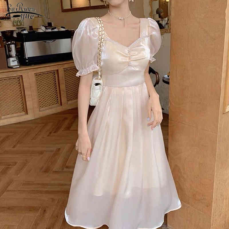 French Summer Chiffon Dress Women Sweet Puff Sleeve O Neck Party Dress A Line Solid Princess Long Dress Vestidos 14186 210518, Apricot
French Summer Chiffon Dress Women Sweet Puff Sleeve O Neck Party Dress A Line Solid Princess Long Dress Vestidos 14186 210518, Apricot