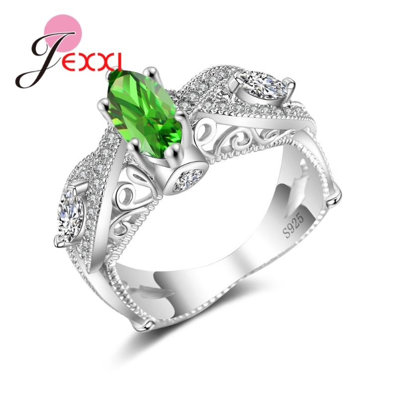 Cluster Rings Arrival Good Sale Women Men Solid 925 Sterling Silver Finger Green Cubic Zirconia Crystal Jewelry Present, Golden;silver
Cluster Rings Arrival Good Sale Women Men Solid 925 Sterling Silver Finger Green Cubic Zirconia Crystal Jewelry Present, Golden;silver