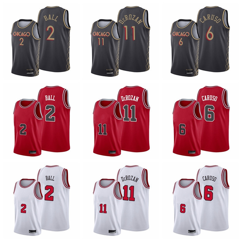 ChicagoBullsMen Basketball DeMar DeRozan 11 Lonzo Ball 2 Alex Caruso 6 Black White Red 2021 Trade Black Edition City Jersey, 10
ChicagoBullsMen Basketball DeMar DeRozan 11 Lonzo Ball 2 Alex Caruso 6 Black White Red 2021 Trade Black Edition City Jersey, 10