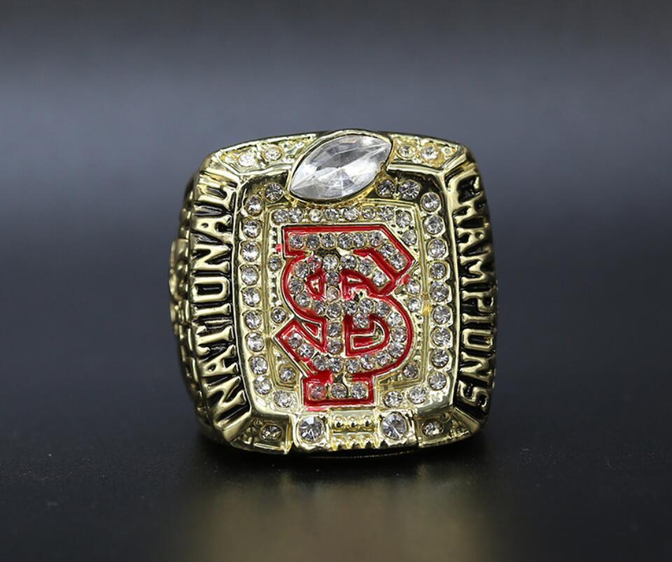 2021 wholesale Custom FSU Florida State Seminoles 2013 Season National Championship Ring Fan Gift wholesale Drop Shipping, Golden;silver
2021 wholesale Custom FSU Florida State Seminoles 2013 Season National Championship Ring Fan Gift wholesale Drop Shipping, Golden;silver