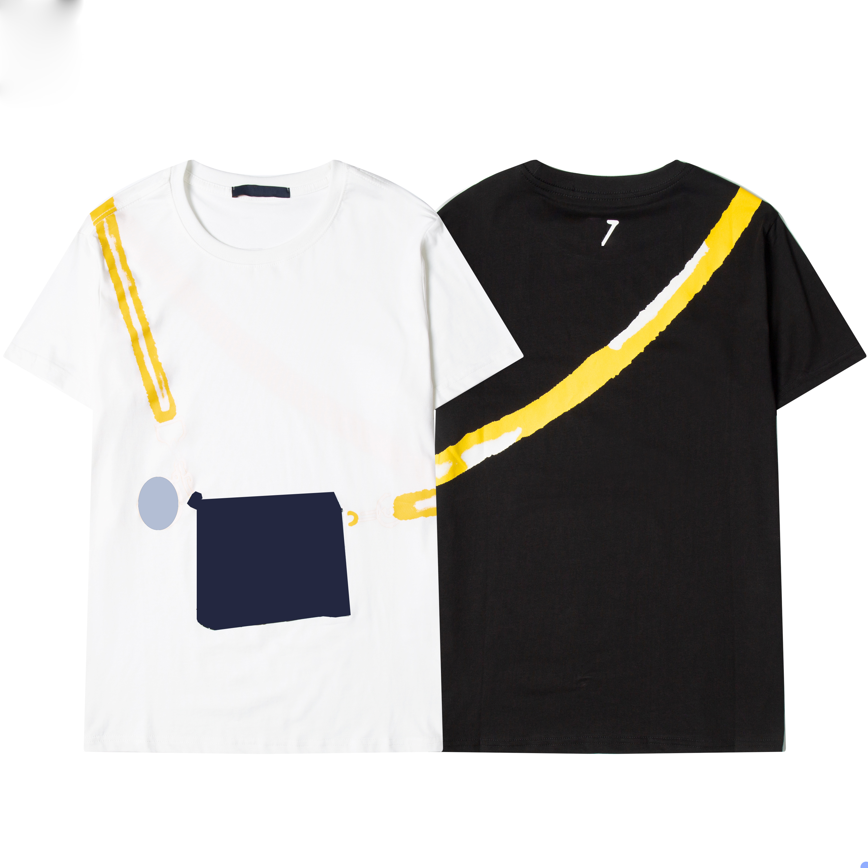 20ss tops 100%cotton mens shirt womens fashion t shirts size S-XLL precise printing cute shoulder bag T-shirt, White;black
20ss tops 100%cotton mens shirt womens fashion t shirts size S-XLL precise printing cute shoulder bag T-shirt, White;black