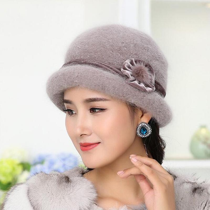 Winter Women Knitted Floral Skullies Super Soft Wool Mix Fur Hat Warm Beanies Female Baggy Headwear Cap H3 Wide Brim Hats, Black
Winter Women Knitted Floral Skullies Super Soft Wool Mix Fur Hat Warm Beanies Female Baggy Headwear Cap H3 Wide Brim Hats, Black