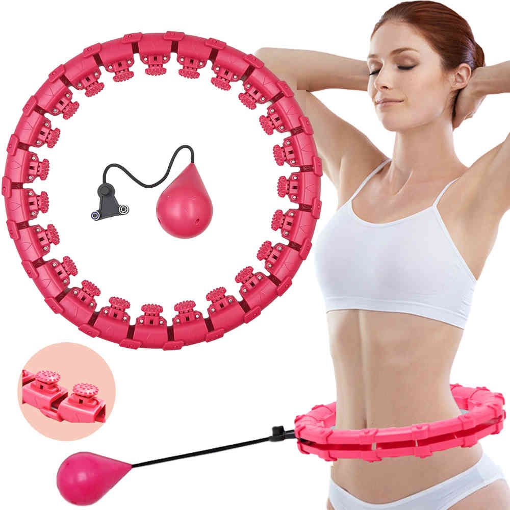 24 Section Adjustable Smart Weighted Sport Hula Hoop Weight Loss Massager Abdomen Thin Waist Fitness Ring Indoor Home Gym Fitness Equipment
24 Section Adjustable Smart Weighted Sport Hula Hoop Weight Loss Massager Abdomen Thin Waist Fitness Ring Indoor Home Gym Fitness Equipment