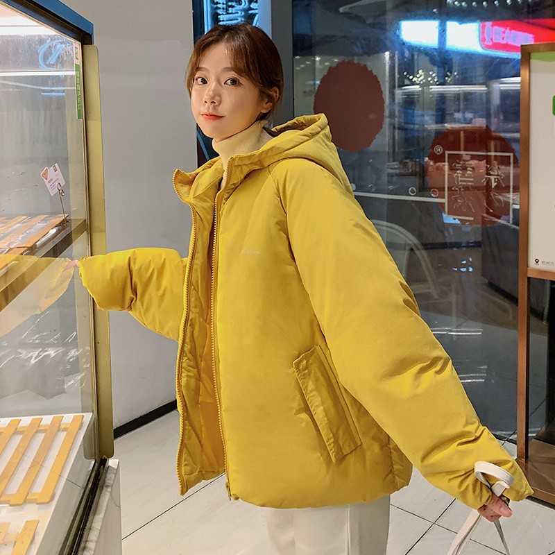 Guilantu Winter Down Jacket Women Hooded Coat Female Thick Cotton Padded Ladies Overcoat Plus Size Casual Loose Parka Mujer 211011