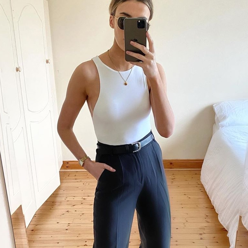 sexy women soft white bodysuits summer fashion ladies bodycon bomb bodysuit vintage female slim girls chic 210430