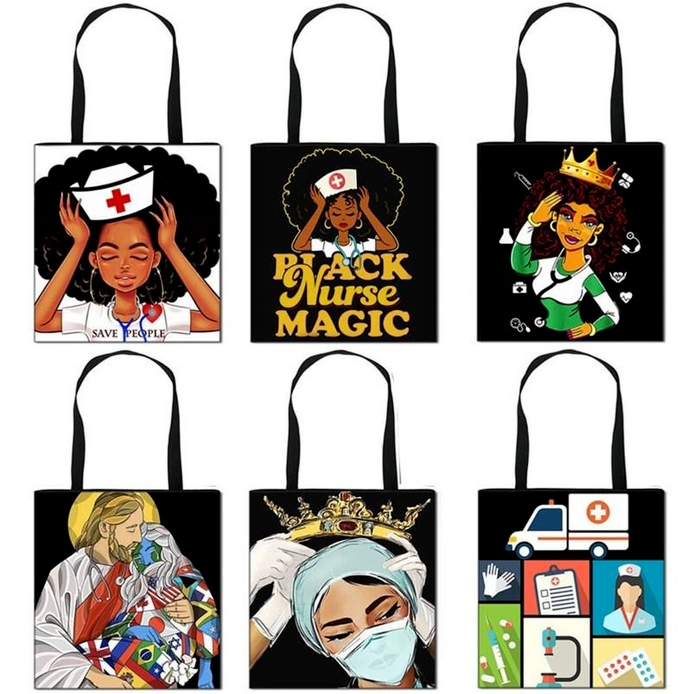Afro Girls nurse pattern folding shopping bag convenient storage bag tote bag African black girl Handbag Totes Storage Gift Bags 591, Free shipping (dont choose)
Afro Girls nurse pattern folding shopping bag convenient storage bag tote bag African black girl Handbag Totes Storage Gift Bags 591, Free shipping (dont choose)