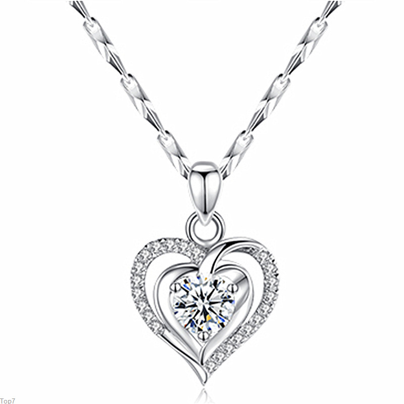 Crystal Womens Necklaces Pendant full diamond Love romantic sweet zircon heart-shaped clavicle gold silver plated
Crystal Womens Necklaces Pendant full diamond Love romantic sweet zircon heart-shaped clavicle gold silver plated