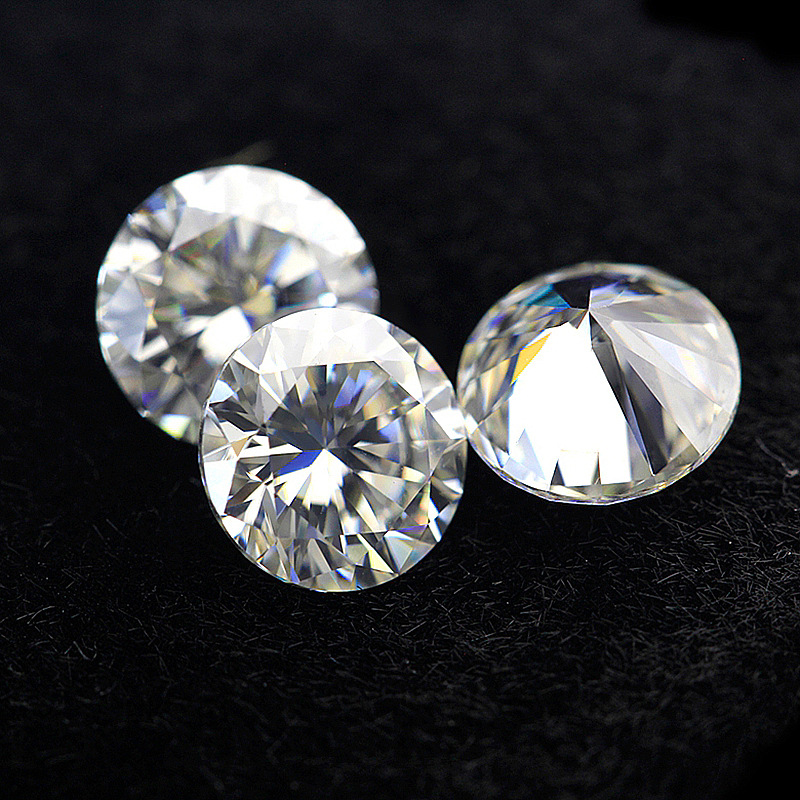 ROUND D Color Moissanite Loose Diamond with Box and Certification for Rings VVS1 Gemstones Excellent Cut Pass Moissanite Tester
ROUND D Color Moissanite Loose Diamond with Box and Certification for Rings VVS1 Gemstones Excellent Cut Pass Moissanite Tester