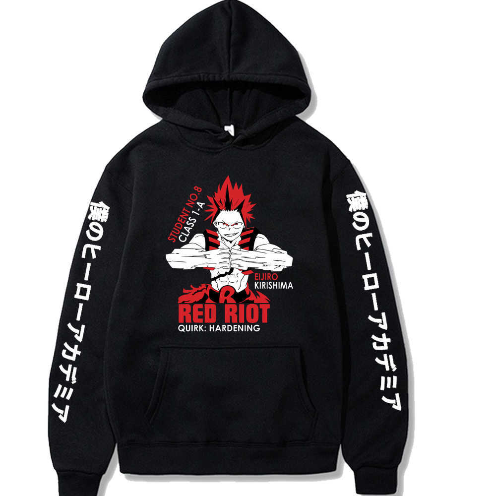 My Hero Academia Eijiro Kirishima Hoodie for Men Women Long Sleeve Hoodie Pullover Tops Gift X0601, Black
My Hero Academia Eijiro Kirishima Hoodie for Men Women Long Sleeve Hoodie Pullover Tops Gift X0601, Black