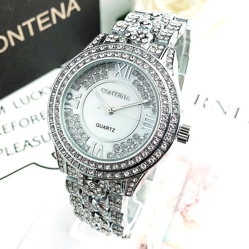 Wristwatches CONTENA 6449 Womens Watches Ladies Stainless Steel Sterling Silver Diamond Watch Water Resistant Quartz Wrist For Women, Gold
Wristwatches CONTENA 6449 Womens Watches Ladies Stainless Steel Sterling Silver Diamond Watch Water Resistant Quartz Wrist For Women, Gold