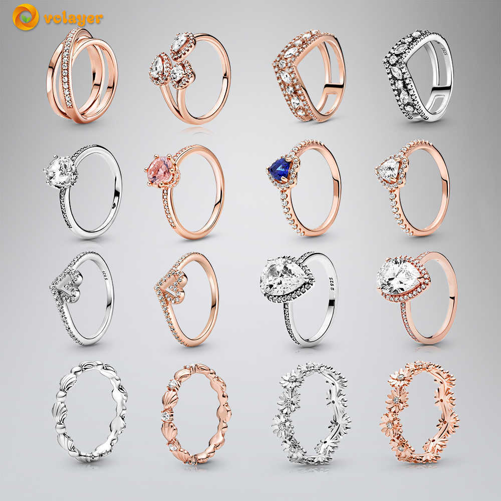Volayer Sparkling Rings 925 Sterling Silver Seashell Crown Geometric Shapes Sparkle Halo Original 925 Women's P0818
Volayer Sparkling Rings 925 Sterling Silver Seashell Crown Geometric Shapes Sparkle Halo Original 925 Women's P0818